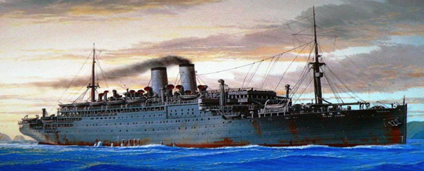 Taiyo Maru, Painting by Ueda Kihachiro