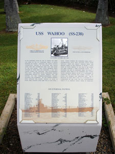 USS Wahoo Plaque