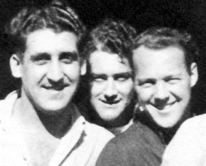 Clarence Dell Winegar (center)