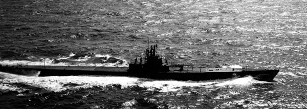 Flier at sea, 30 November 1943, as seen from a VP-32 Martin PBM-3S Mariner