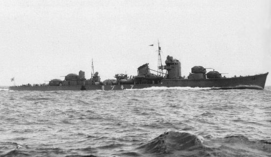 Akizuki, sister ship of Shimotsuki