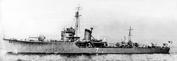 W-7, sister ship of W-12