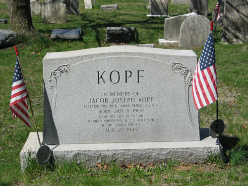 Jacob Joseph Kopf marker